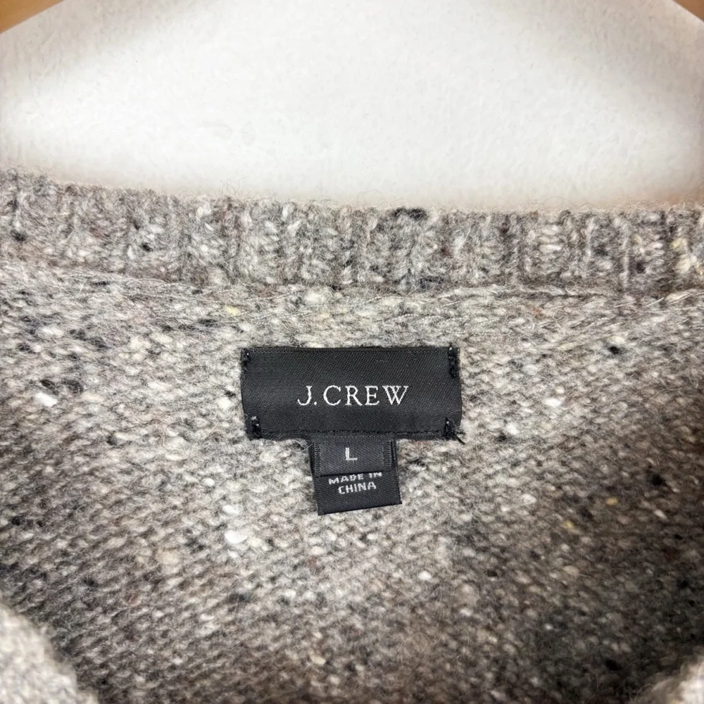 J. Crew Men’s Wool Blend Crewneck Sweated Sz L